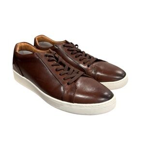 Men’s Flag LTD Mahogany Cameron Leather Sneakers-Size 9.5